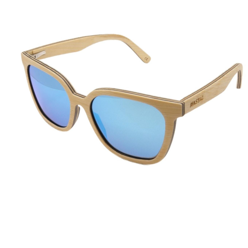 Gafas de sol de madera, hechas de bambú laminado, estilo moderno,