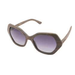 Gafas de sol de madera, hechas de madera laminada, estilo moderno