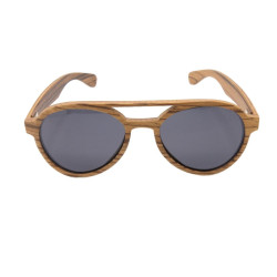 Gafas de sol de madera, hechas de madera maciza, estilo aviador